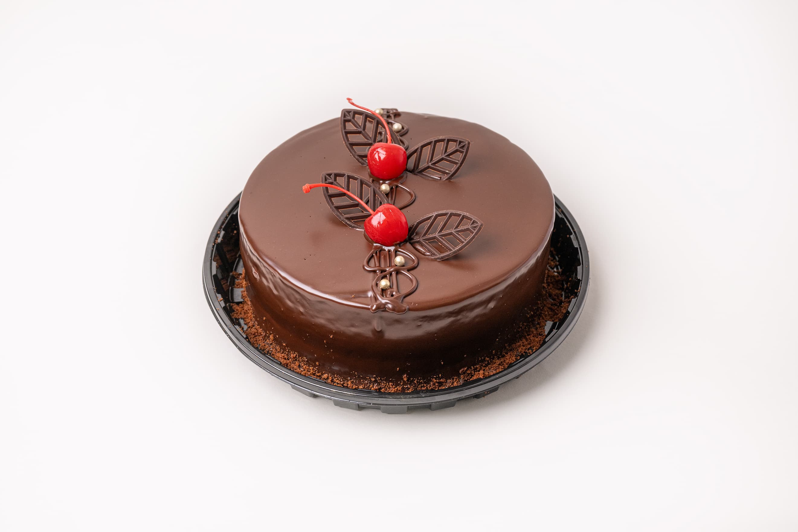 Chocolate Cherry Round Cake