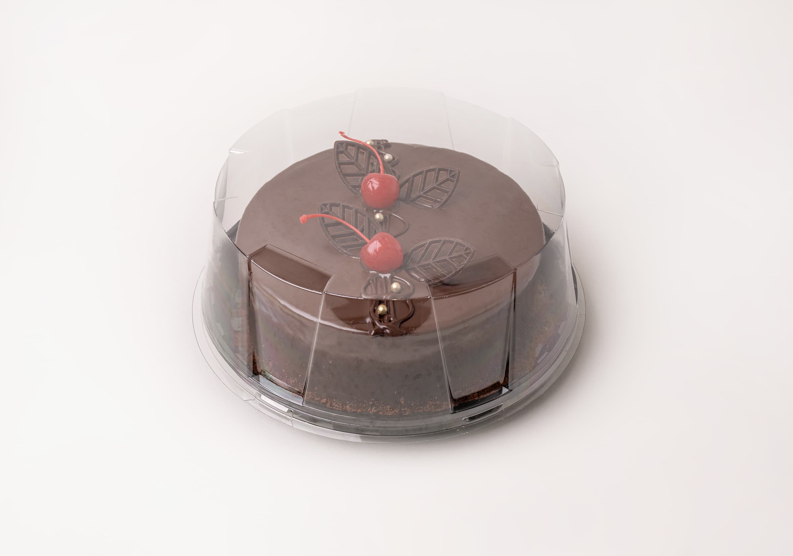 Chocolate Cherry Round Cake