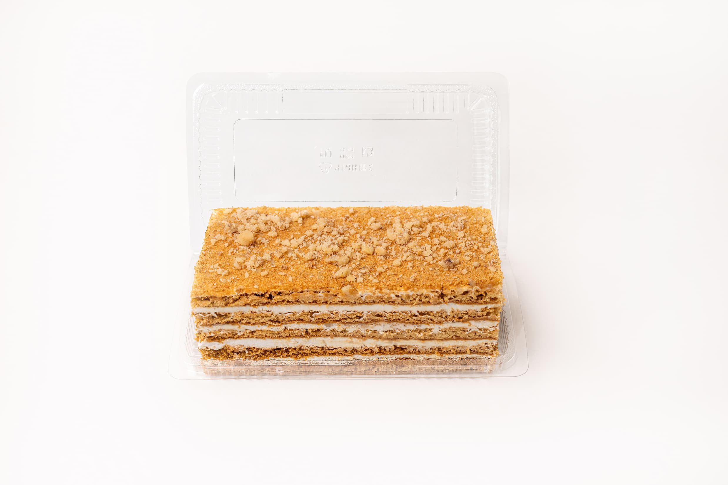 Honey Walnut Slab Cake